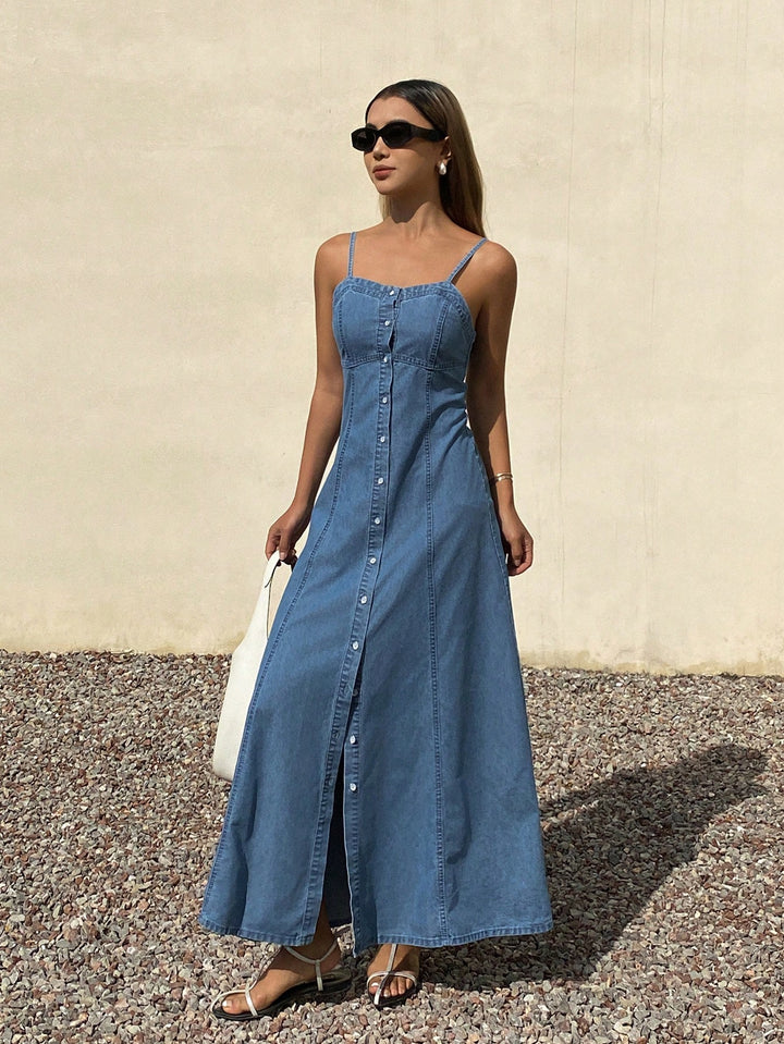 Rochie maxi SHEIN, albastru