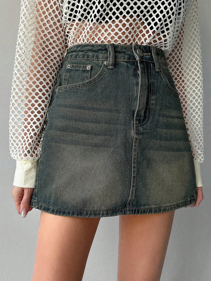 Pantaloni scurți SHEIN, albastru