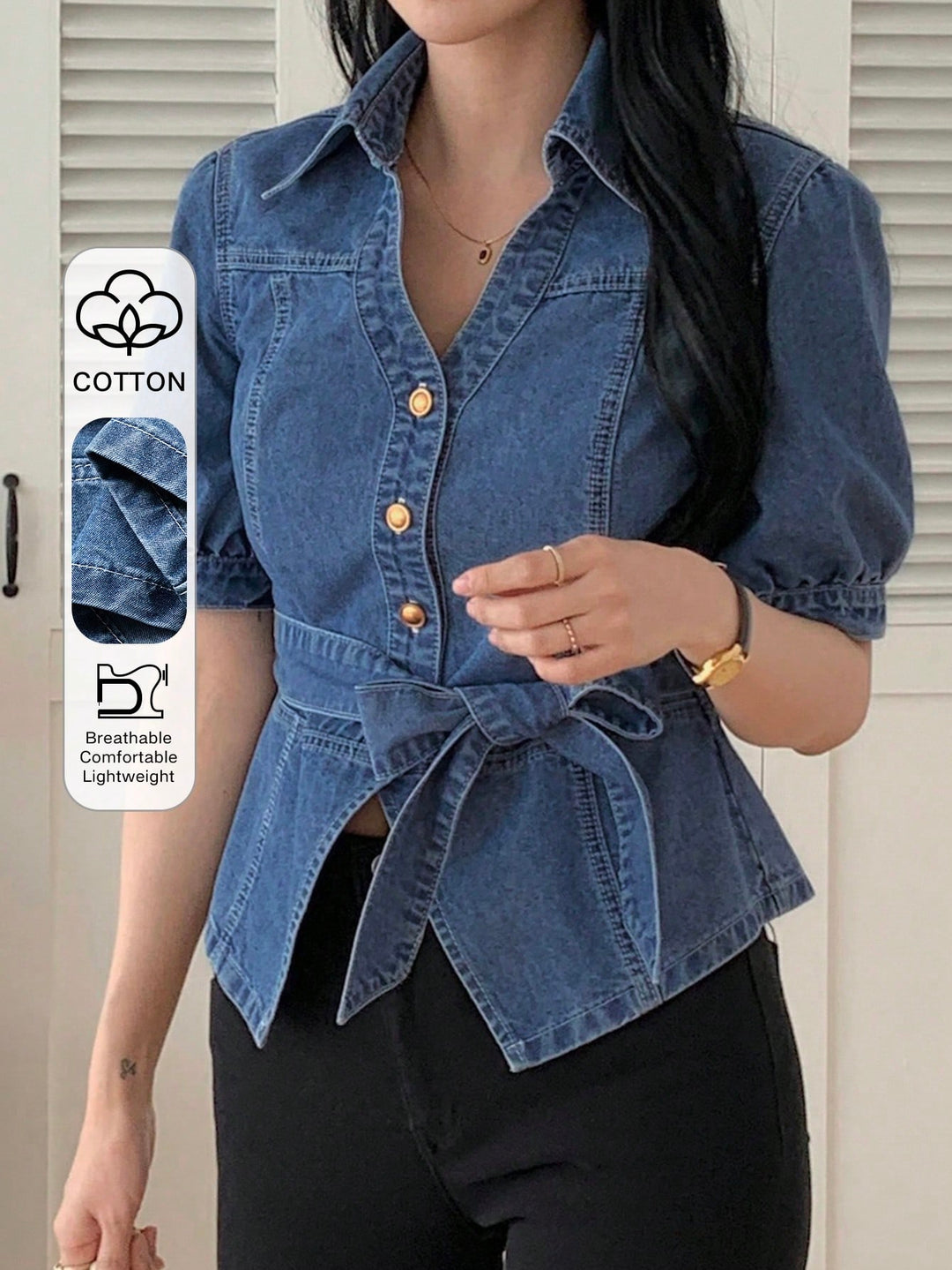 Top SHEIN, albastru