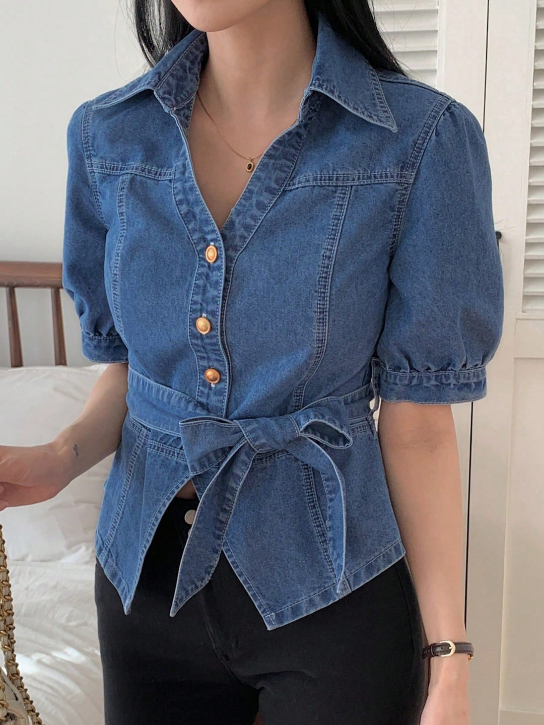 Top SHEIN, albastru