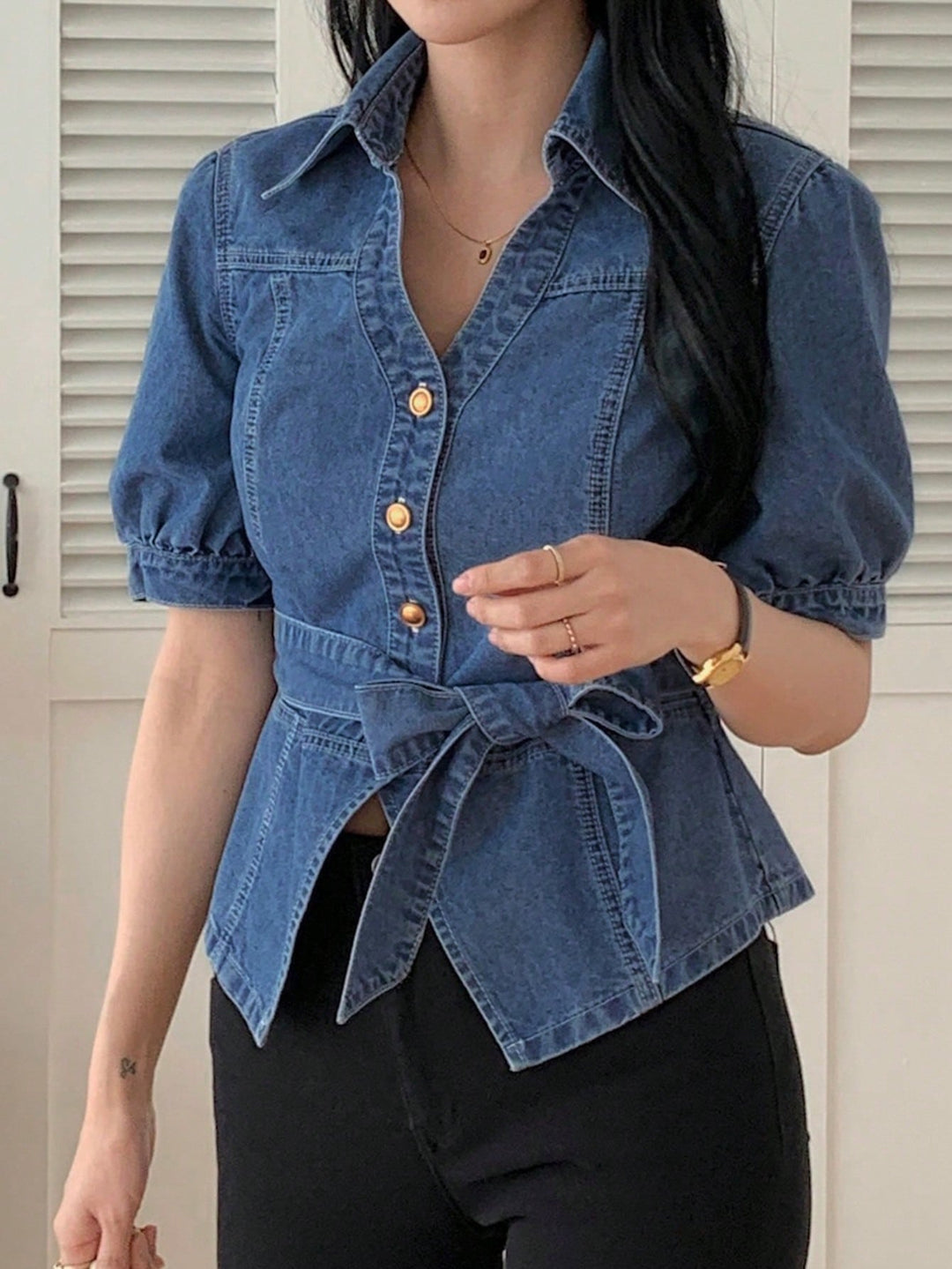 Top SHEIN, albastru