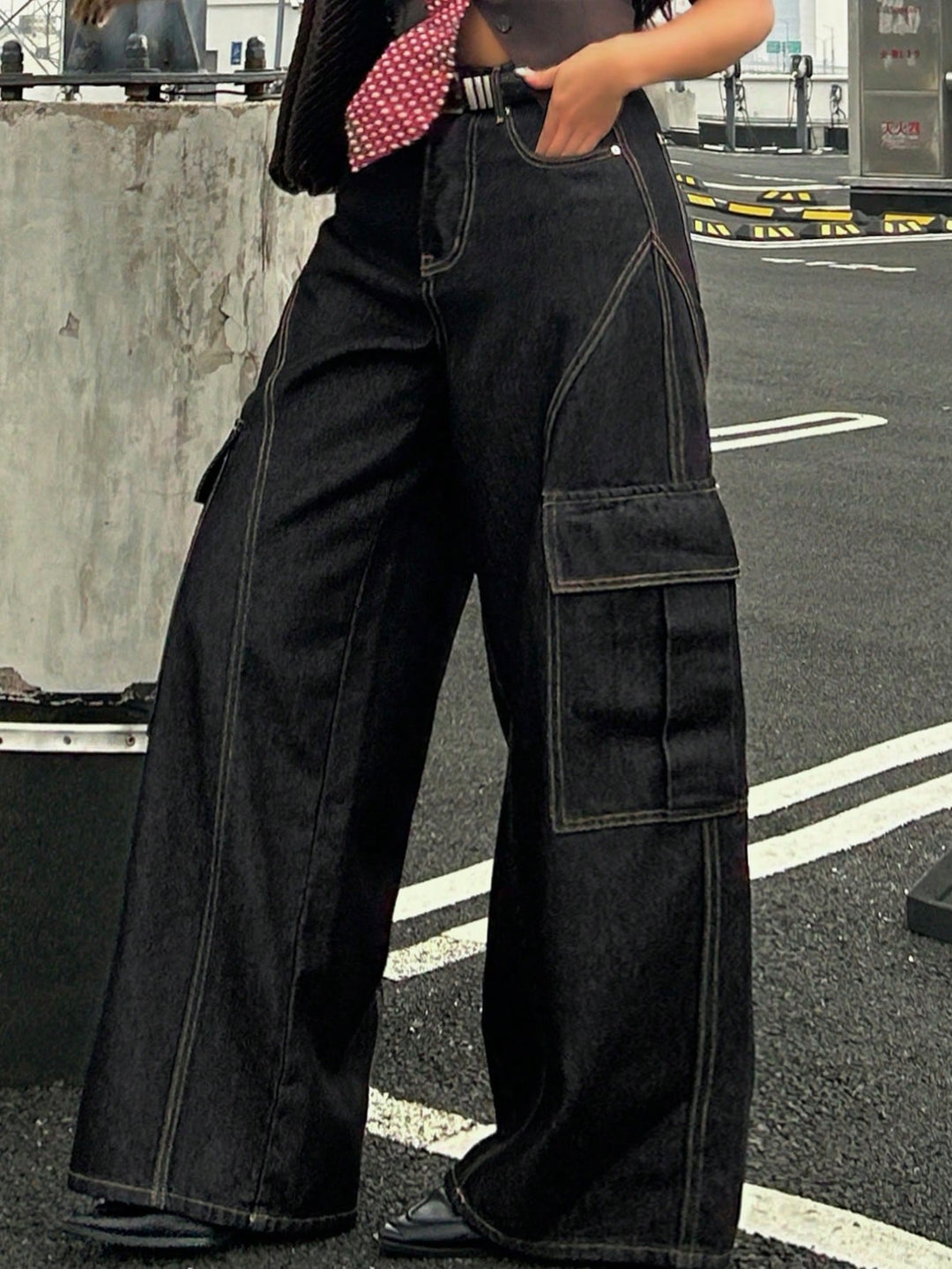 Jeans SHEIN, negru