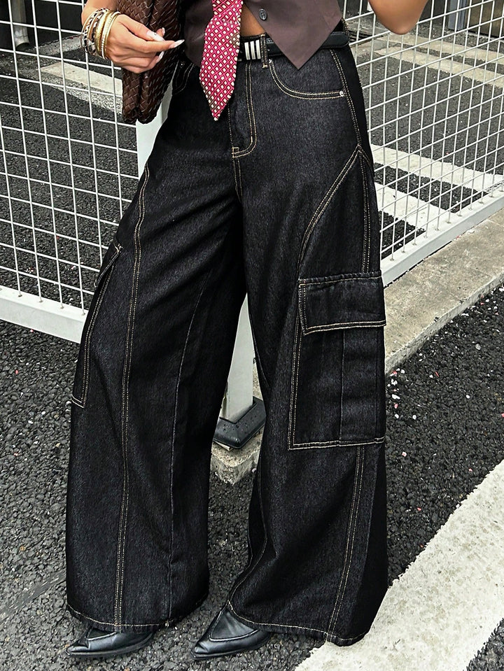 Jeans SHEIN, negru