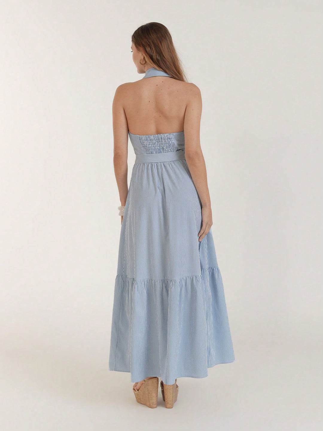 Rochie maxi SHEIN, albastru