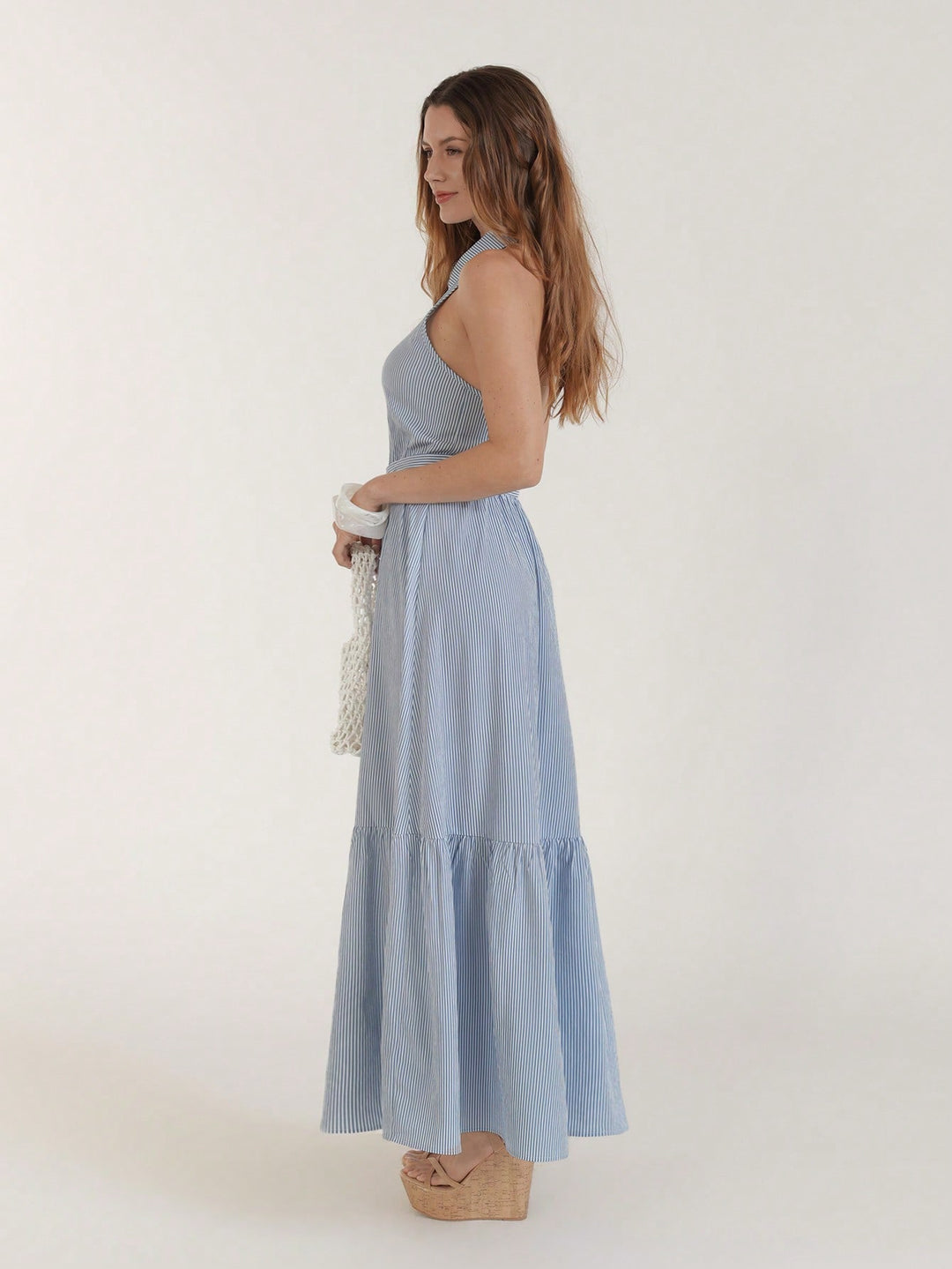 Rochie maxi SHEIN, albastru
