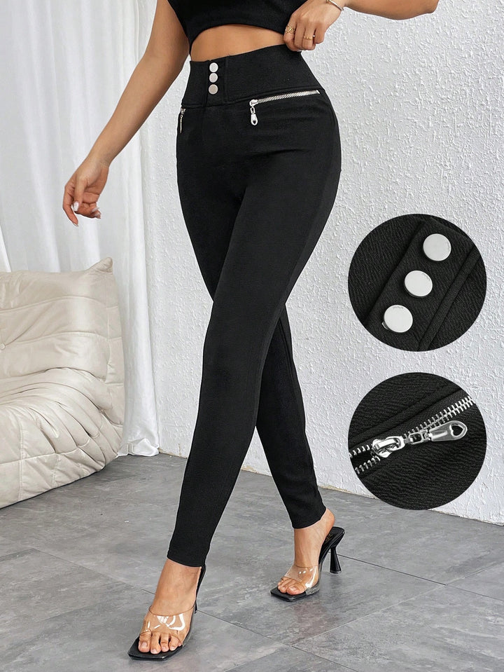 Pantaloni SHEIN, negru