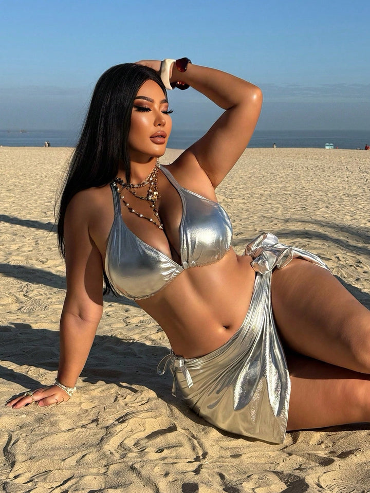 Set bikini de baie SHEIN, mix culori
