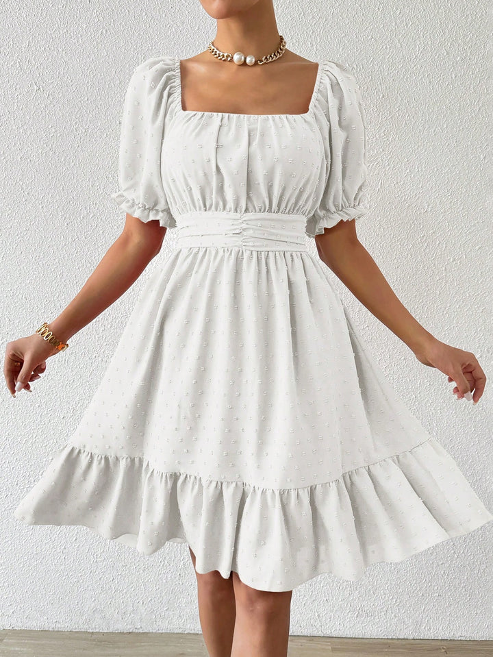 Rochie midi SHEIN, alb