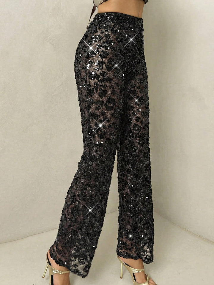 Pantaloni SHEIN, negru
