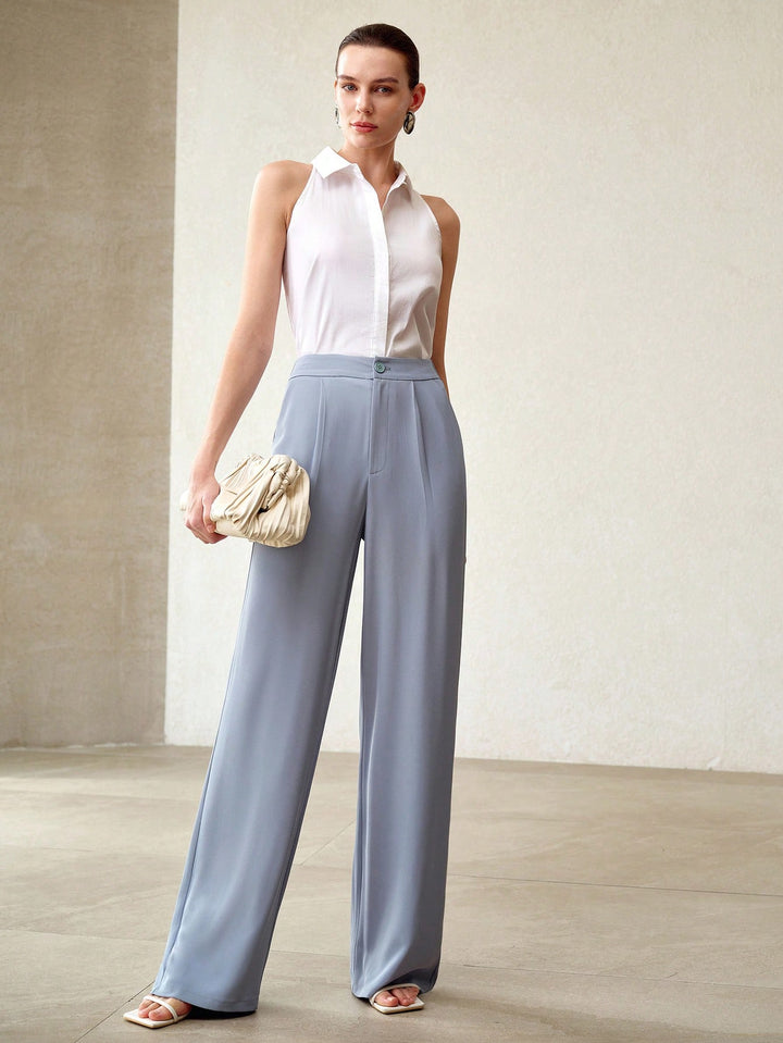 Pantalon SHEIN, albastru