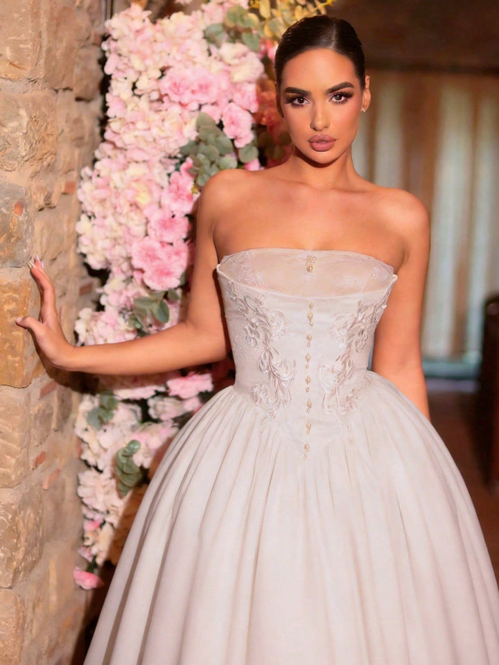 Rochie de mireasă SHEIN, alb