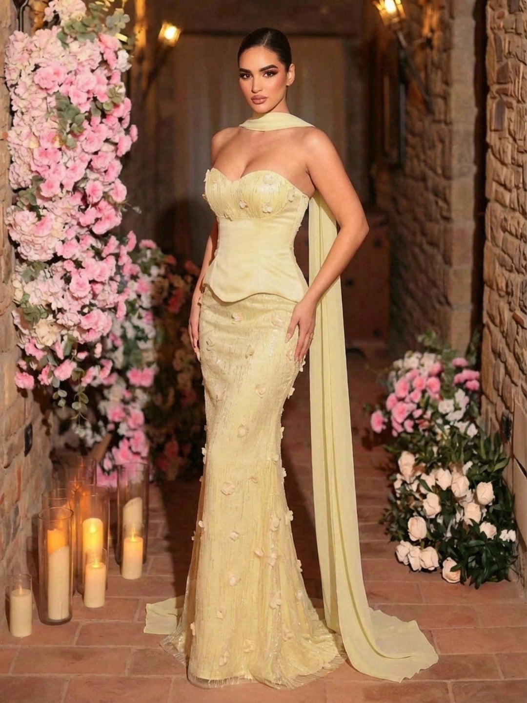 Rochie SHEIN, galben