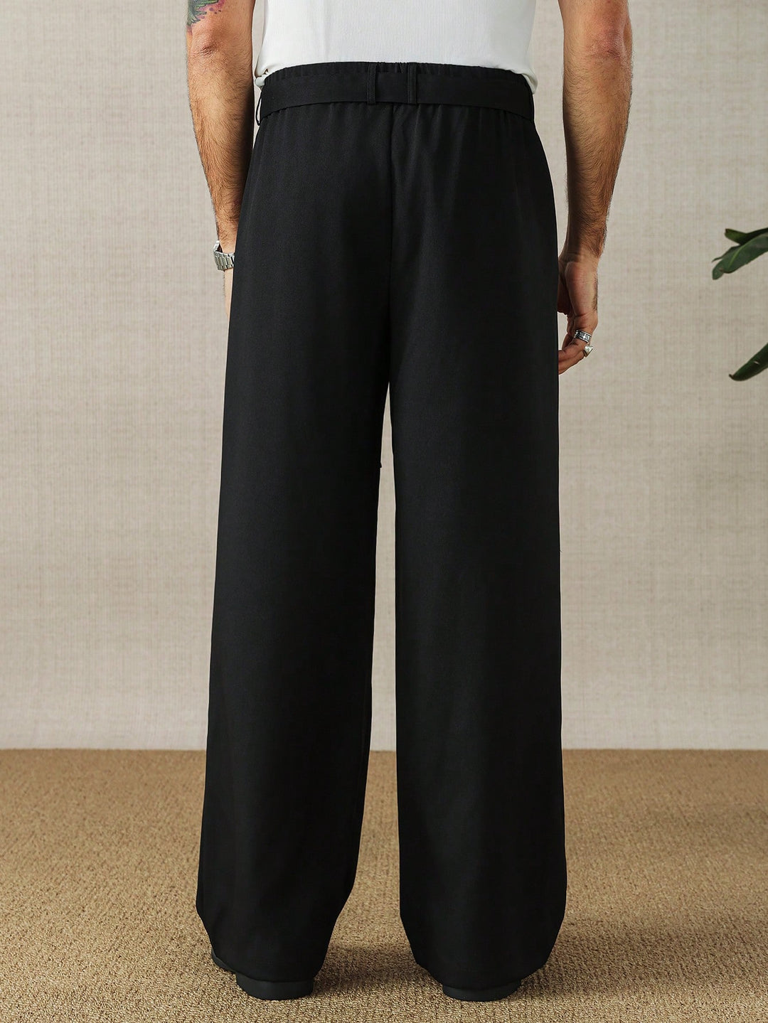 Pantalon SHEIN, negru