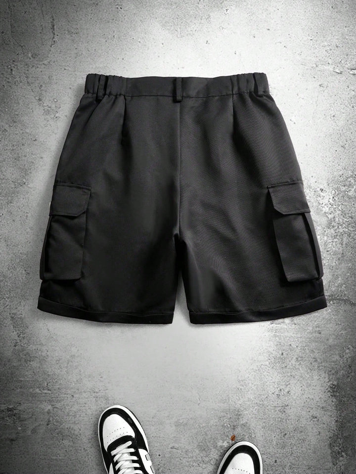 Pantaloni scurți SHEIN, negru