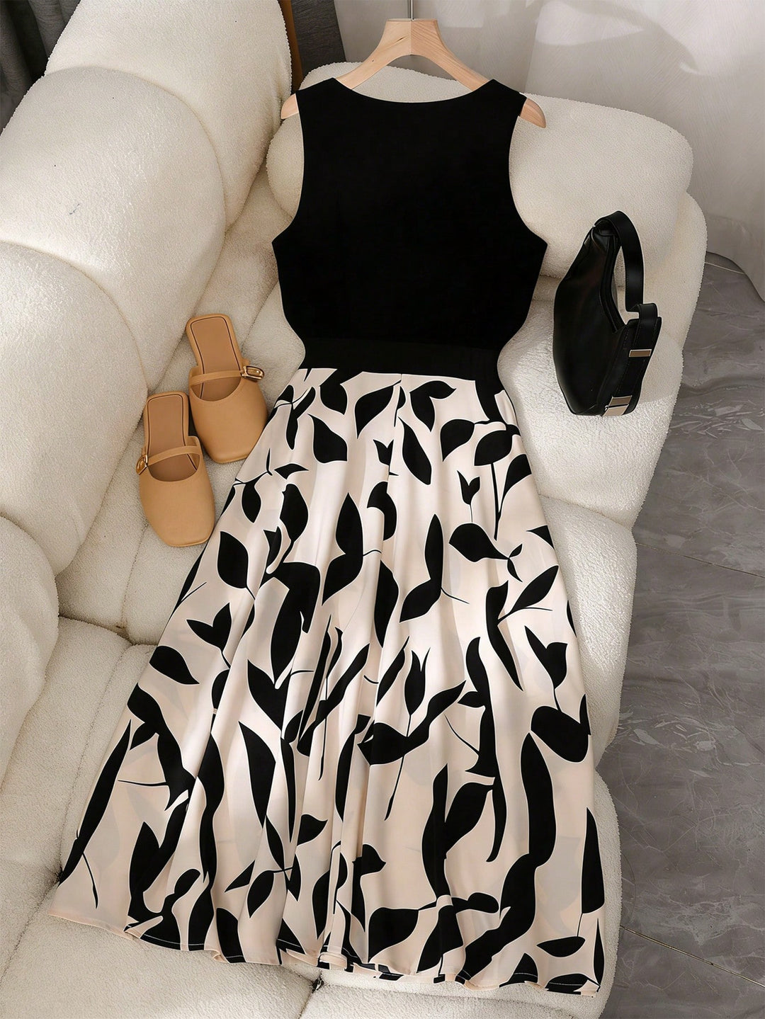 Rochie midi SHEIN, mix culori