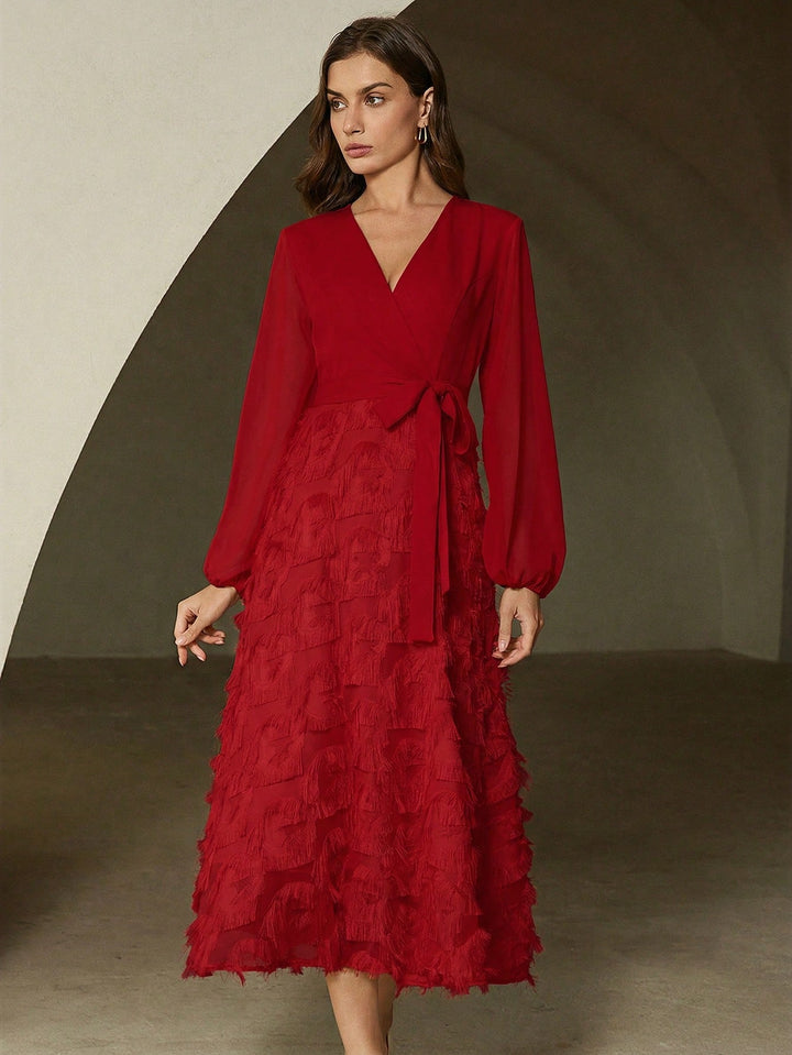 Rochie maxi SHEIN, roșu