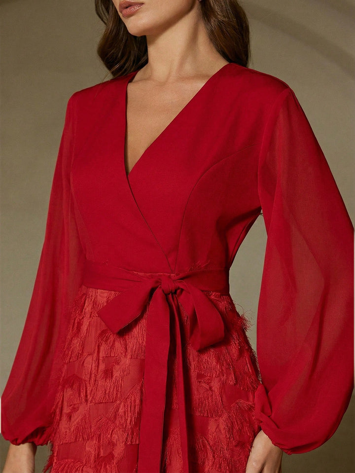 Rochie maxi SHEIN, roșu