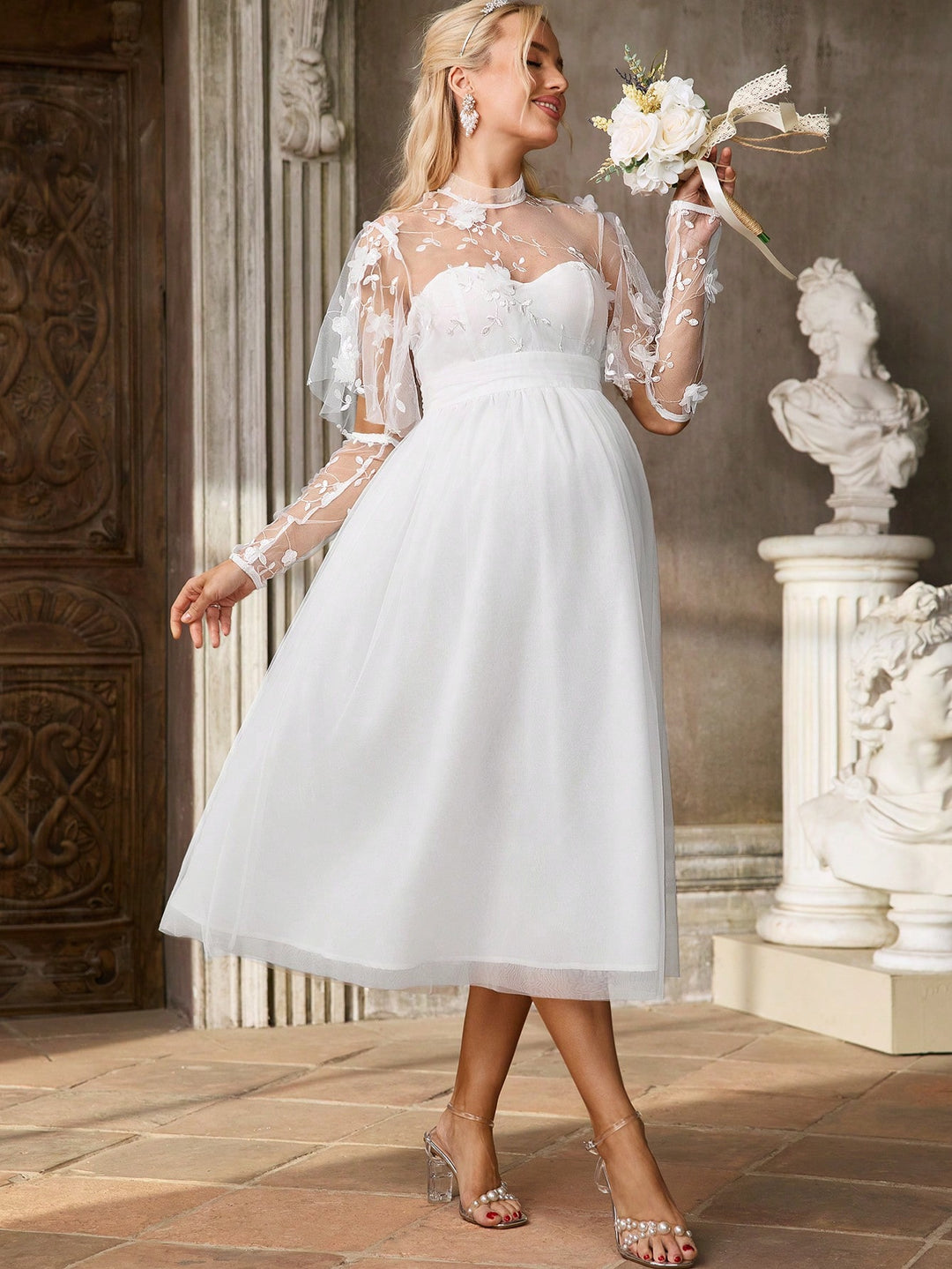 Rochie SHEIN, alb