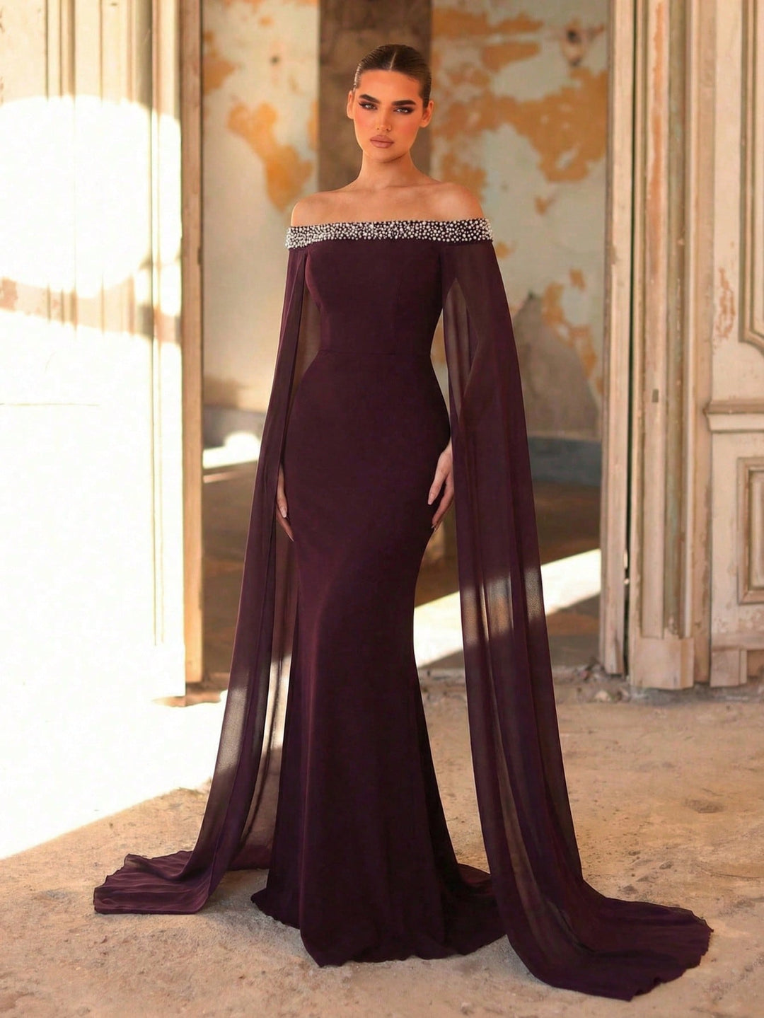 Rochie SHEIN, vișiniu