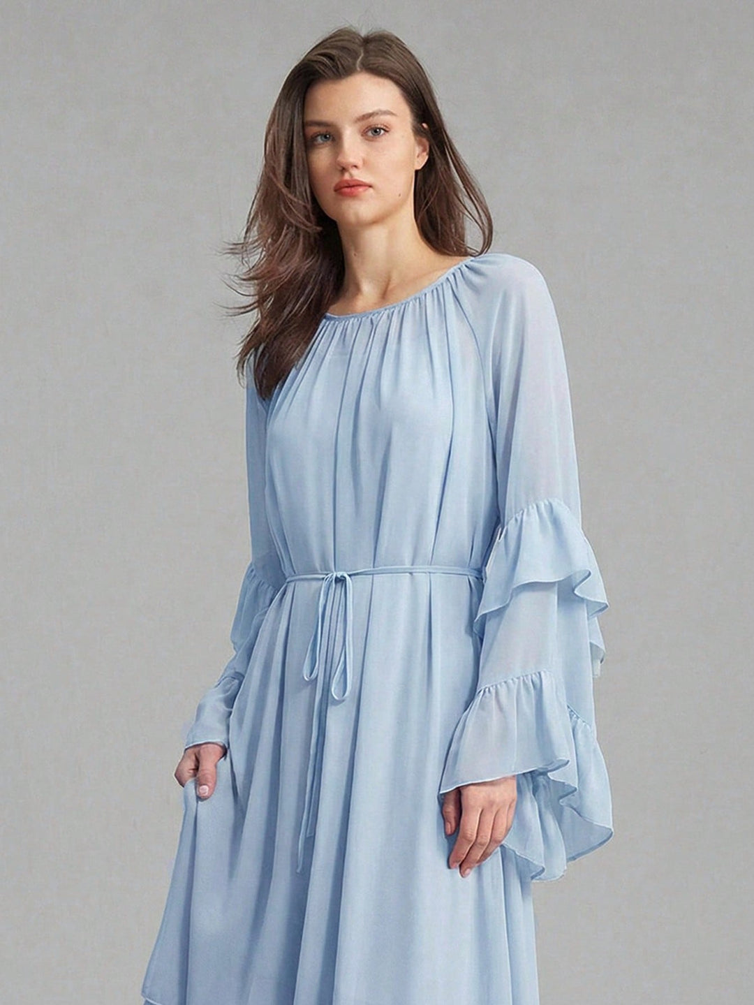 Rochie midi SHEIN, albastru