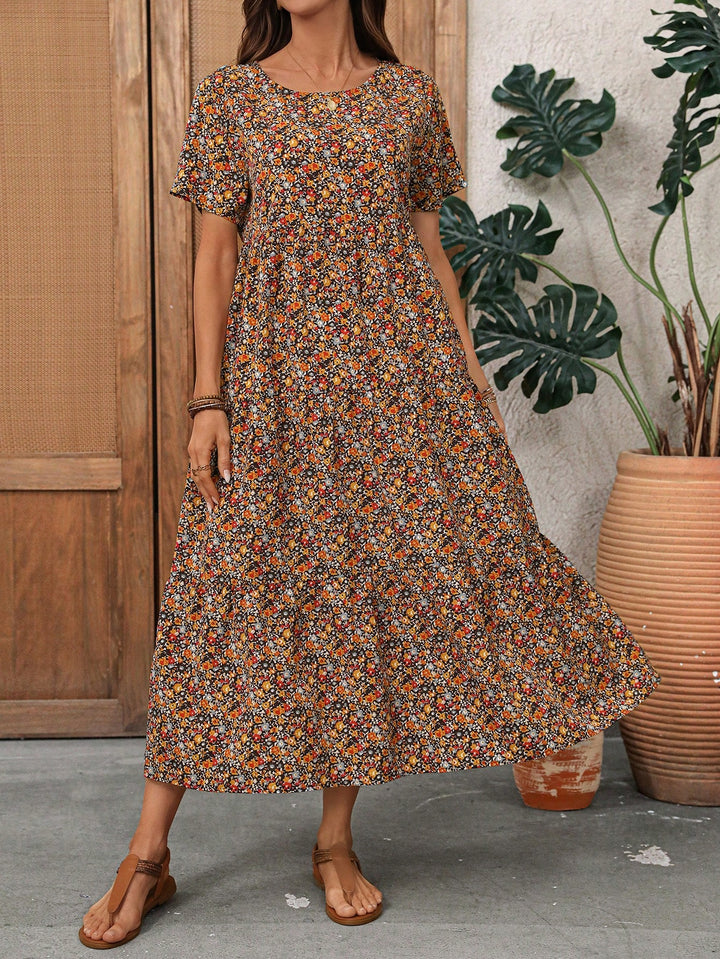 Rochie midi SHEIN, galben