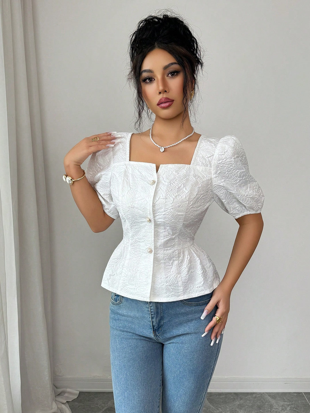Bluza SHEIN, alb