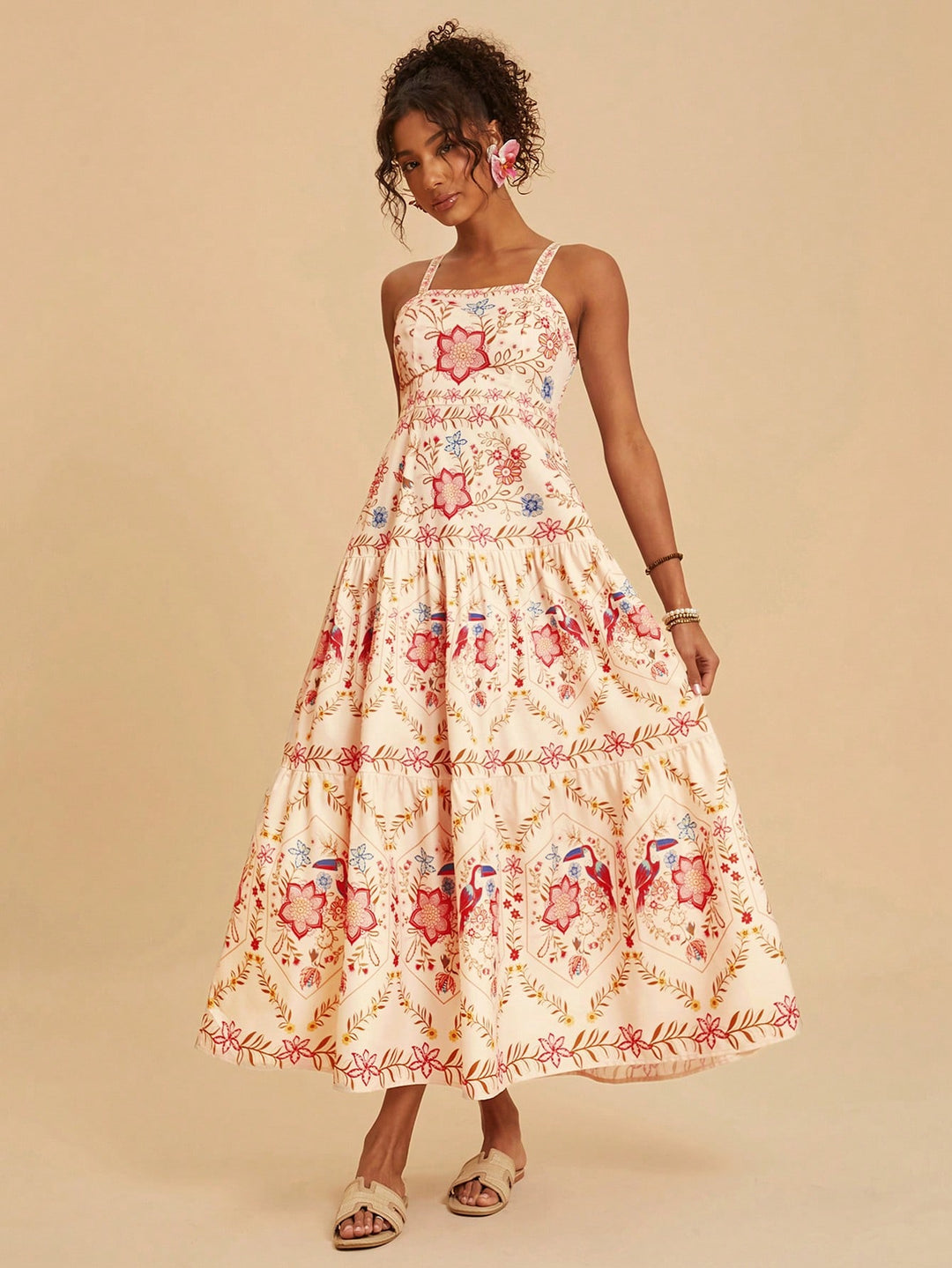 Rochie maxi SHEIN, mix culori