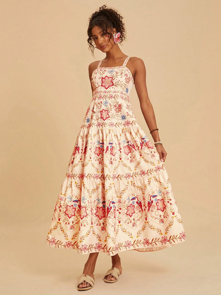 Rochie maxi SHEIN, mix culori