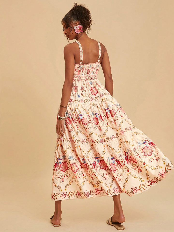 Rochie maxi SHEIN, mix culori