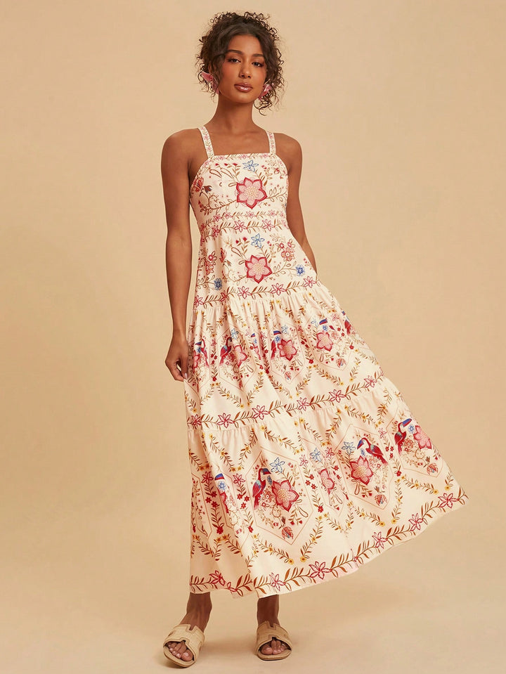 Rochie maxi SHEIN, mix culori