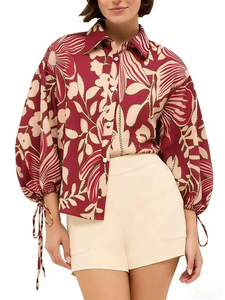 Bluza SHEIN, vișiniu