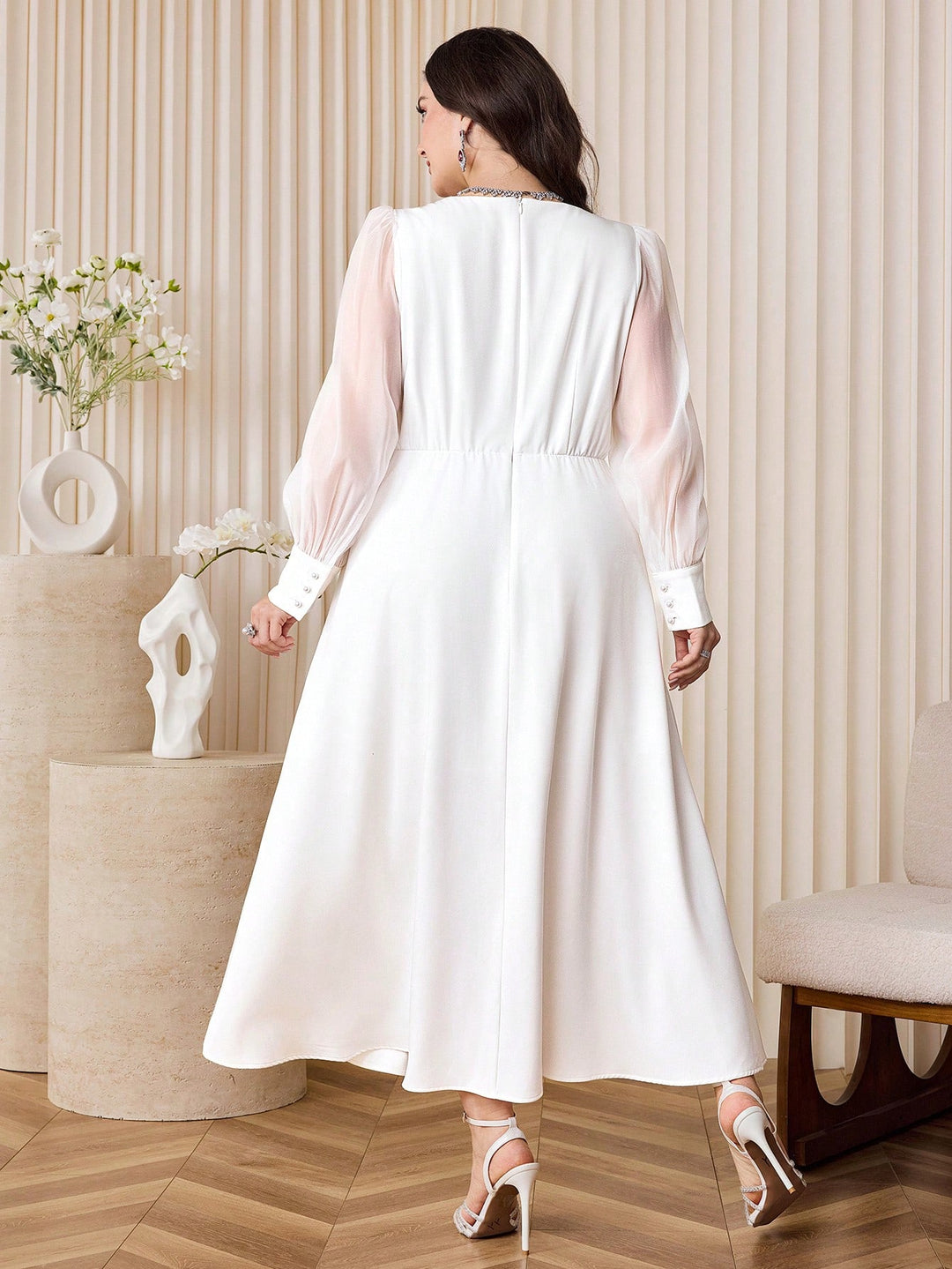 Rochie SHEIN, alb