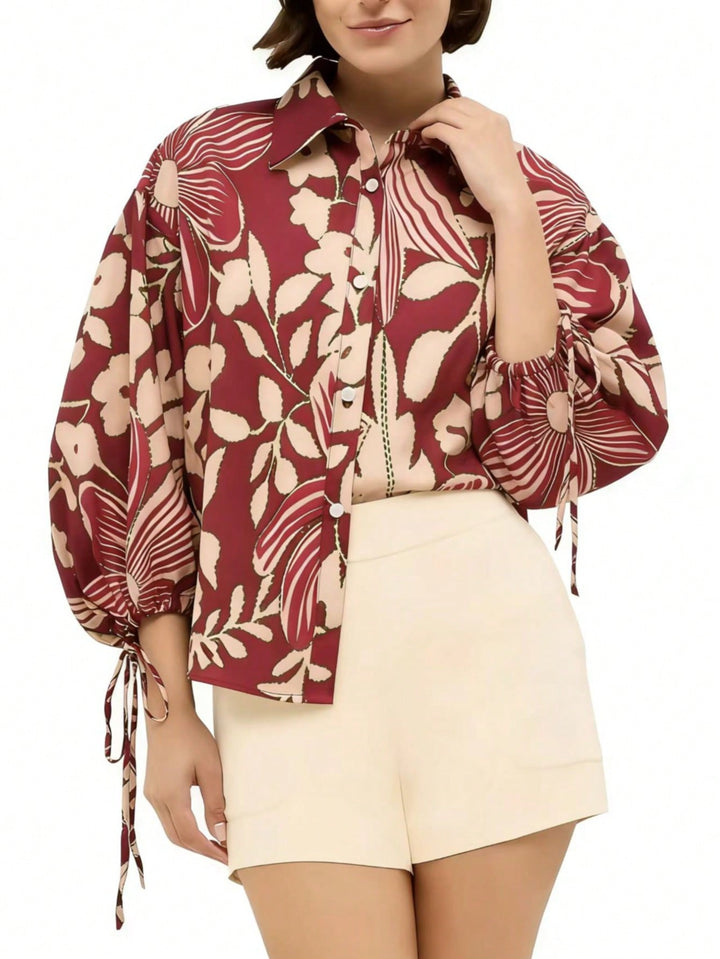 Bluza SHEIN, vișiniu