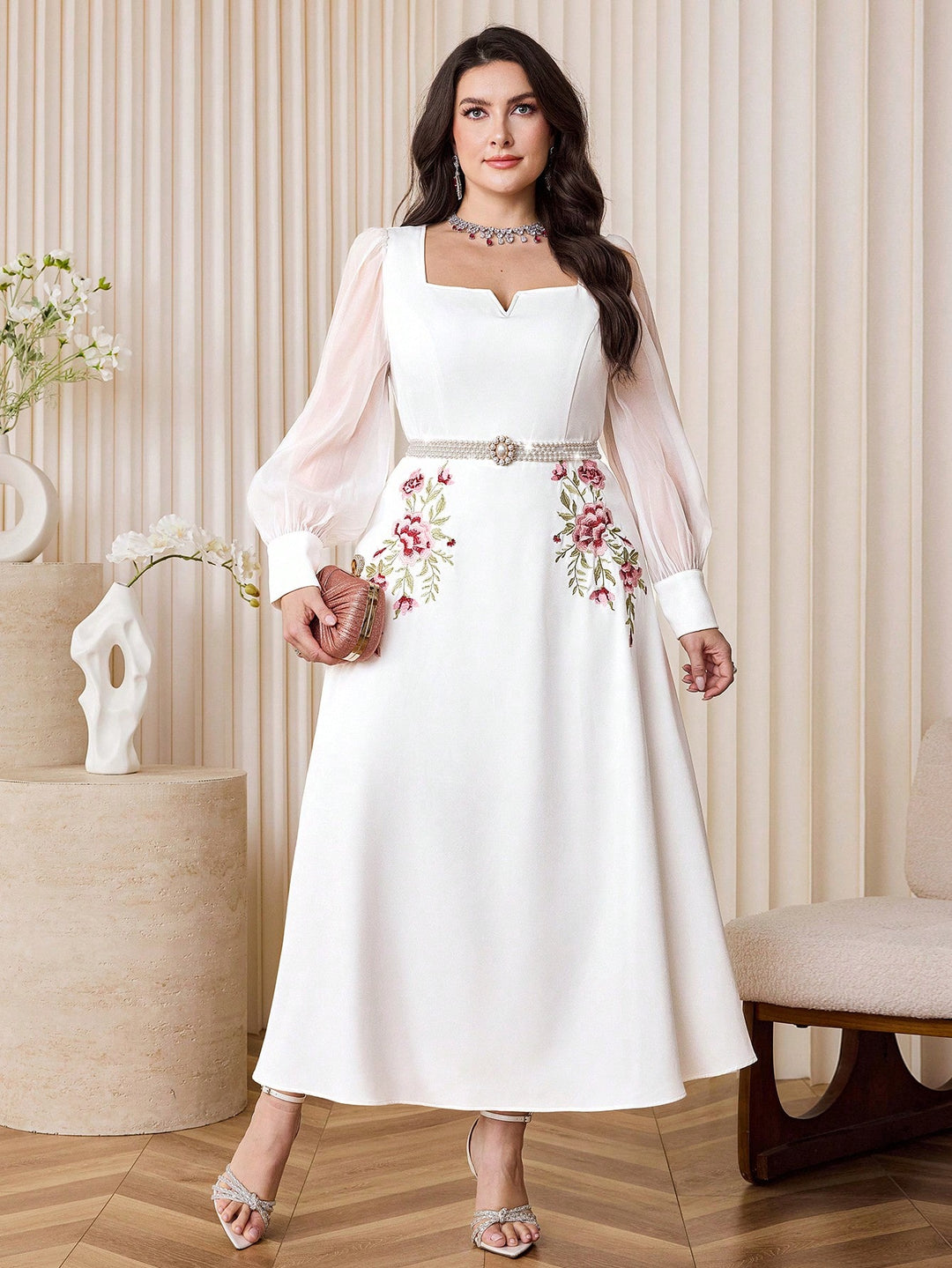 Rochie SHEIN, alb
