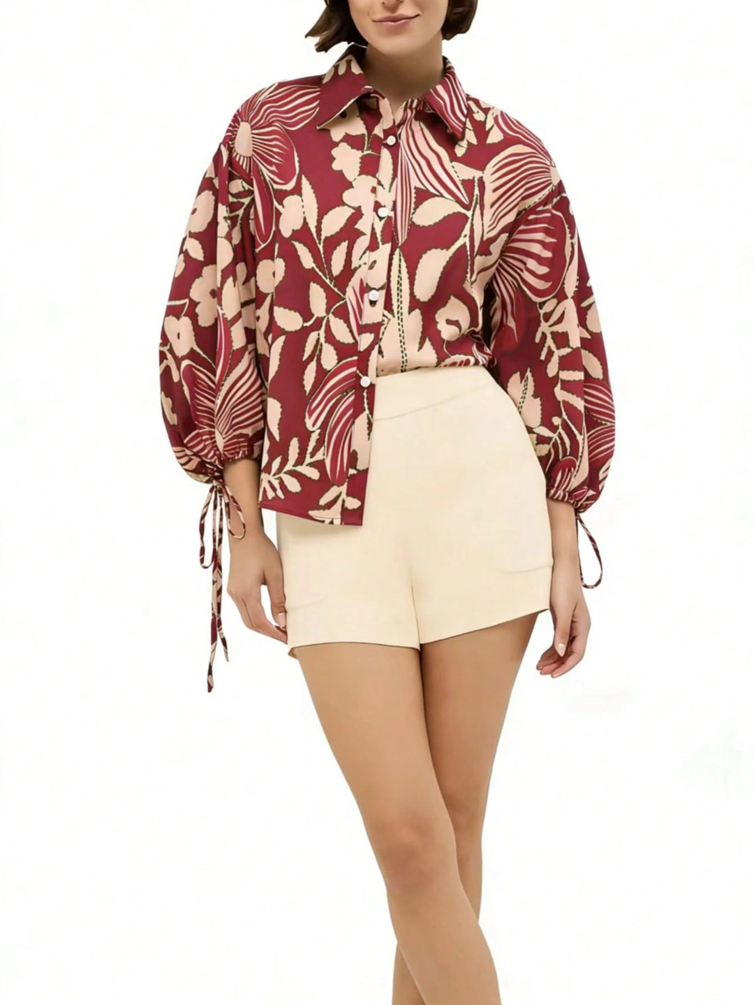 Bluza SHEIN, vișiniu