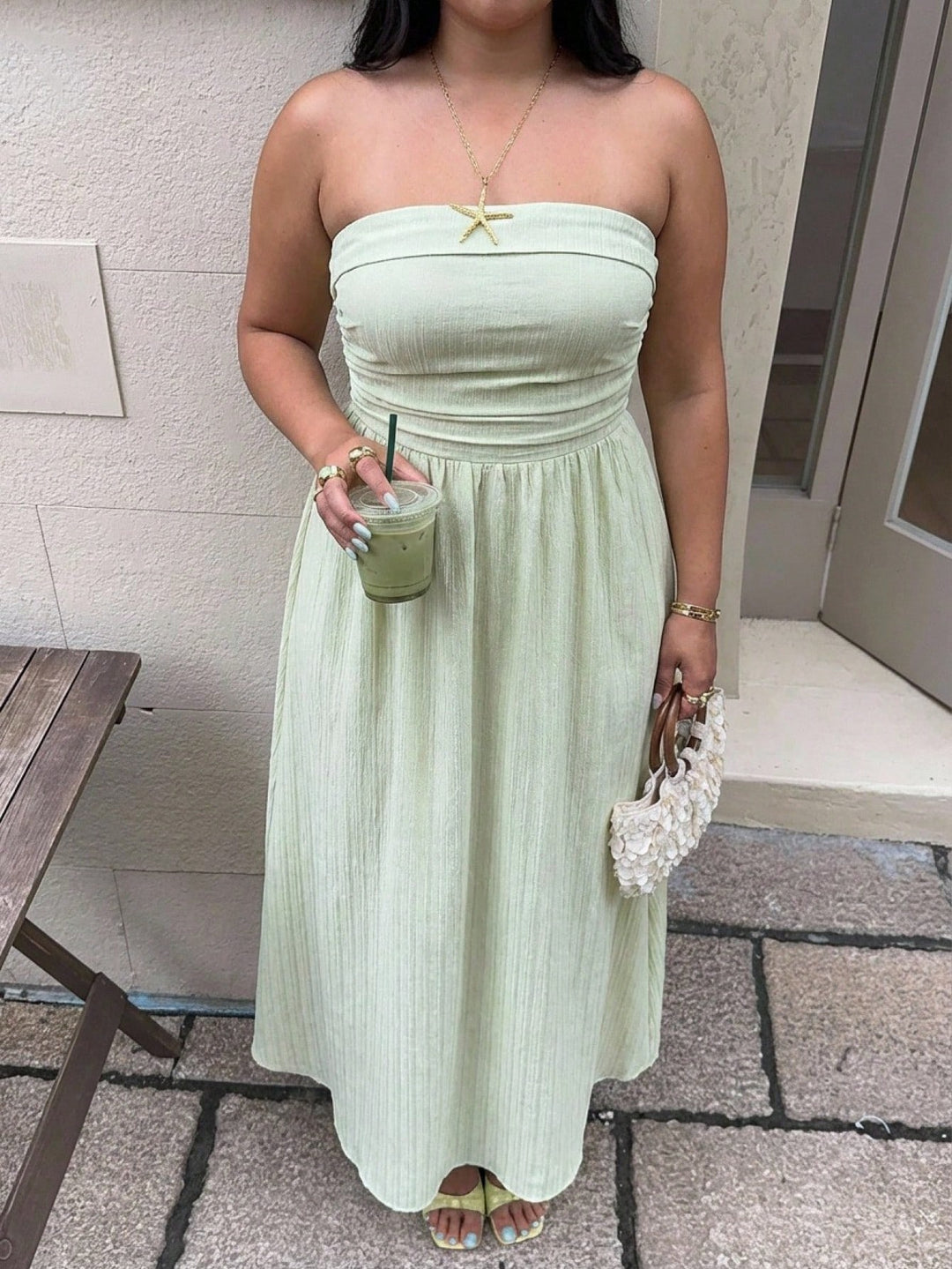 Rochie SHEIN, verde