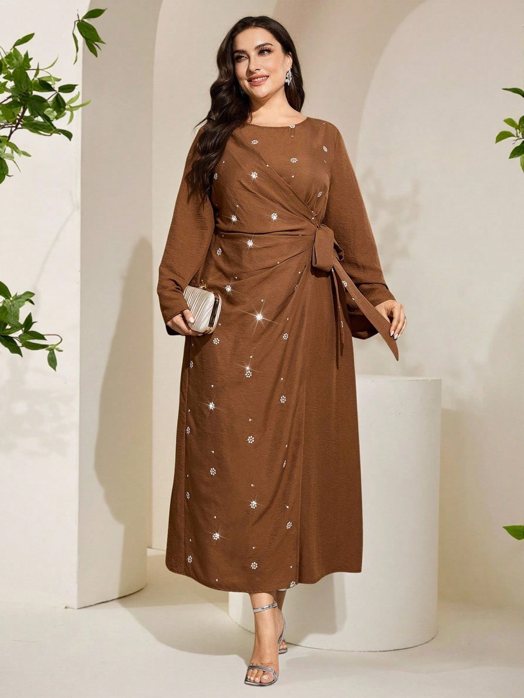 Rochie SHEIN, maro