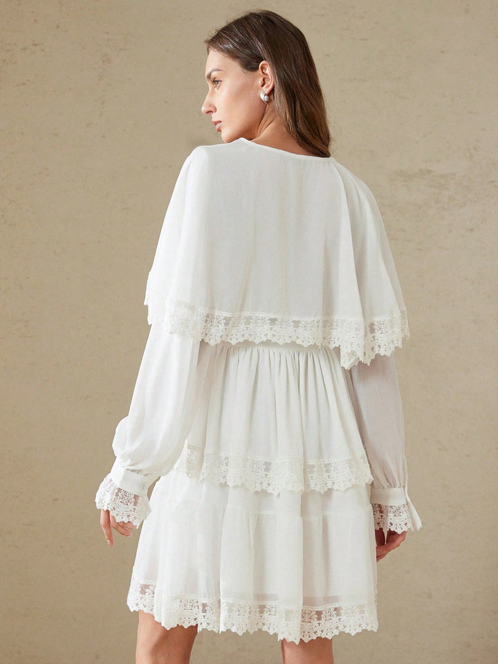 Rochie midi SHEIN, alb