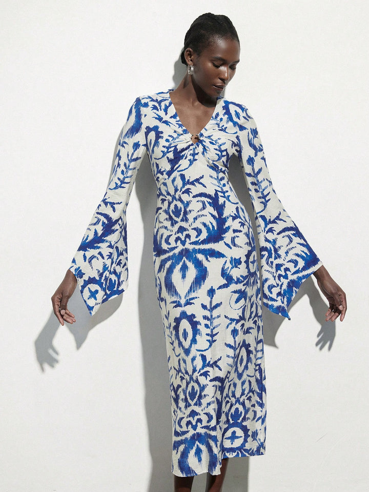 Rochie maxi SHEIN, albastru