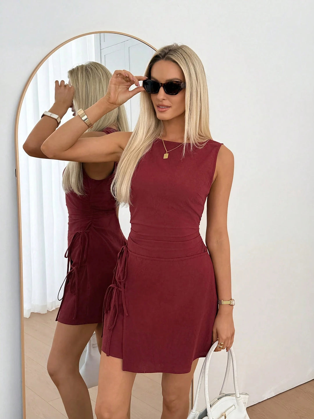 Rochie mini SHEIN, vișiniu