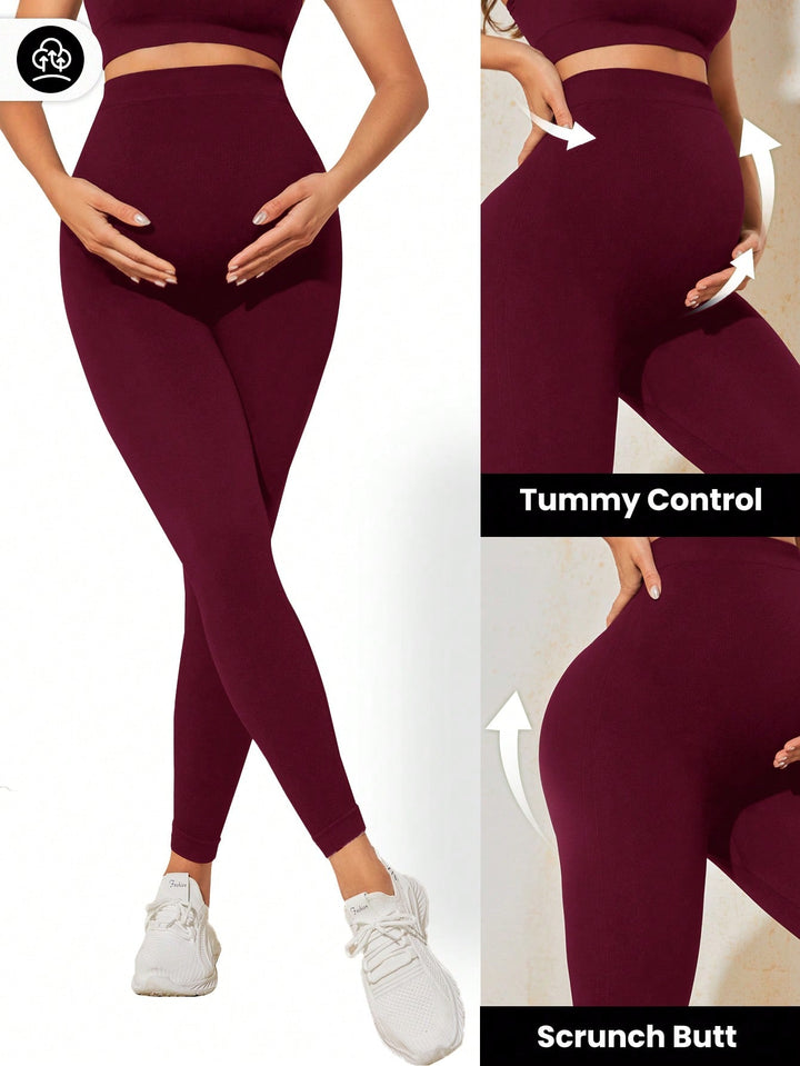 Pantaloni sport SHEIN, vișiniu