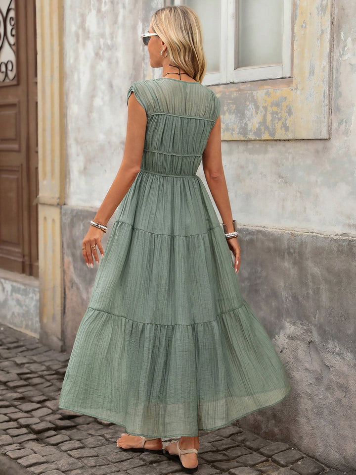 Rochie maxi SHEIN, verde