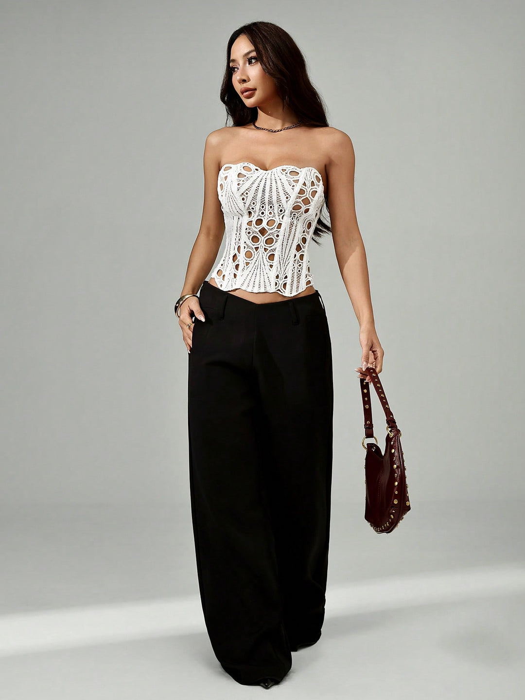 Top SHEIN, alb