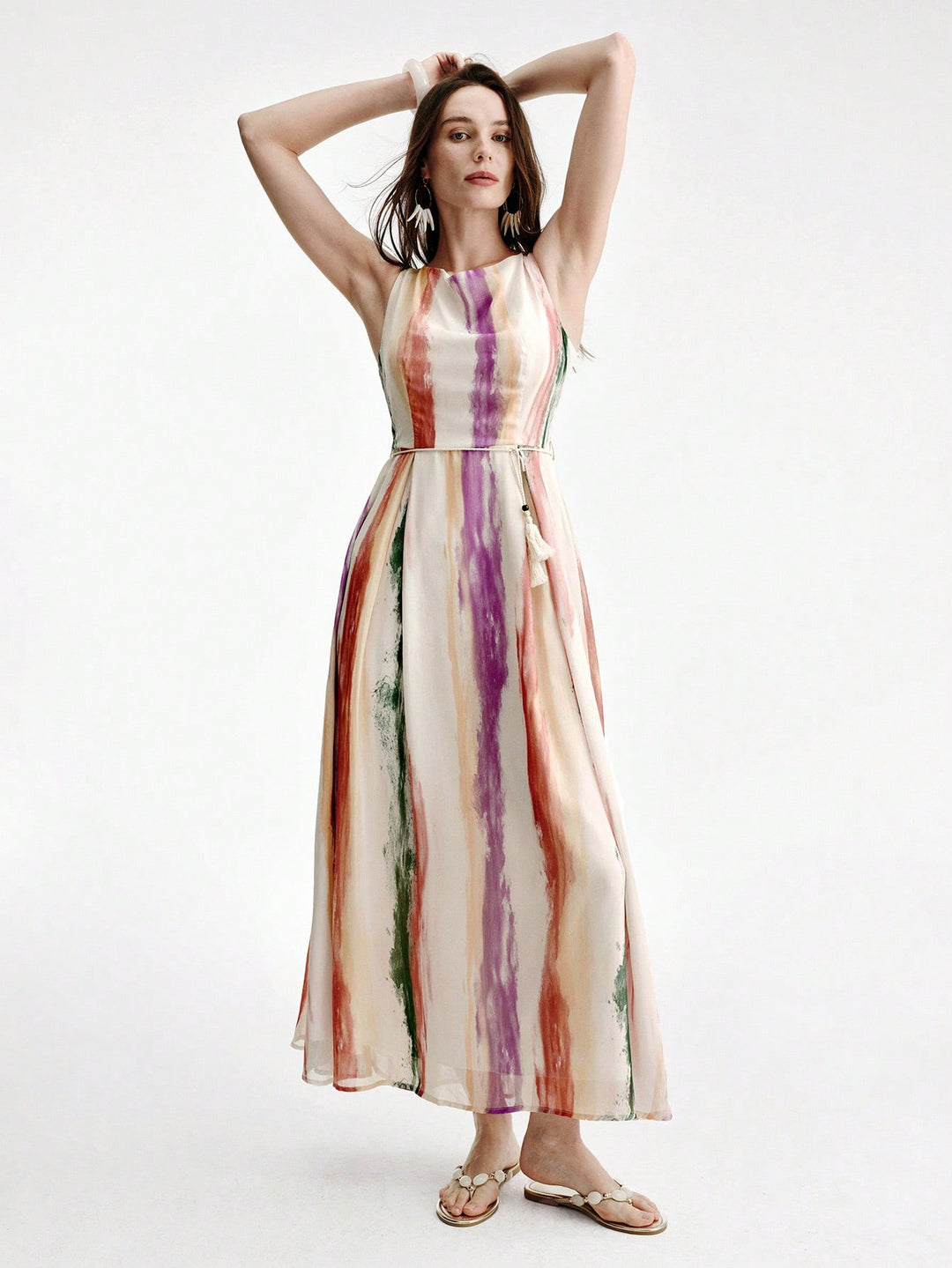 Rochie maxi SHEIN, mix culori