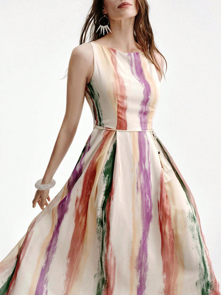 Rochie maxi SHEIN, mix culori
