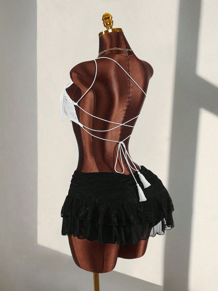 Top SHEIN, portocaliu