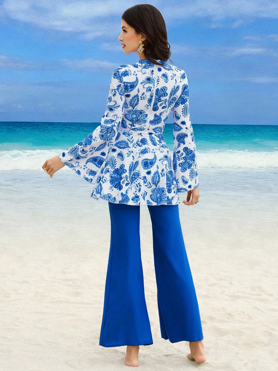 Costum de baie SHEIN, mix culori