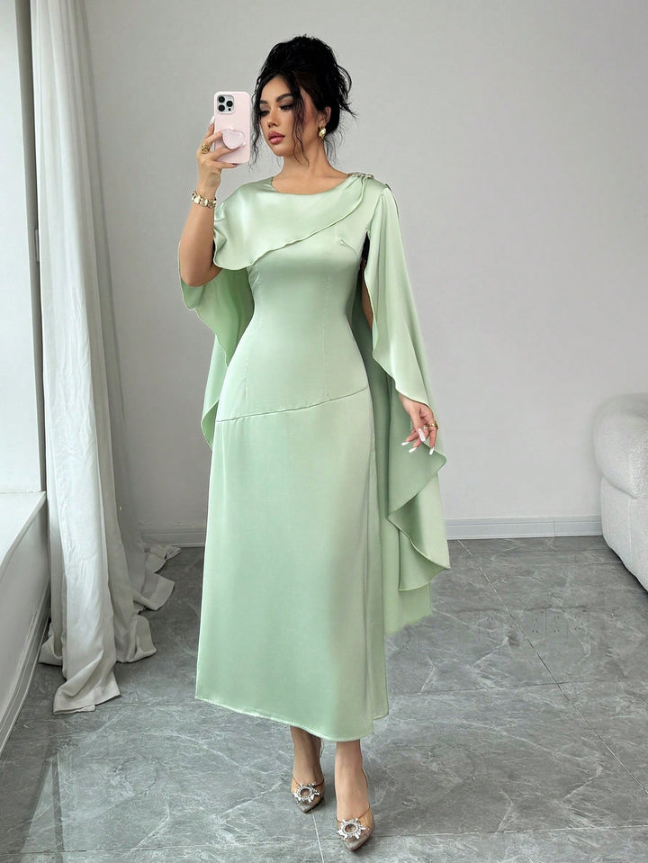Rochie maxi SHEIN, verde