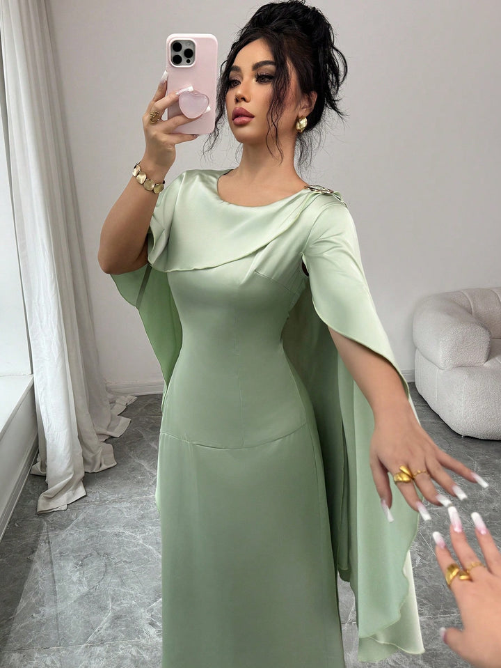 Rochie maxi SHEIN, verde