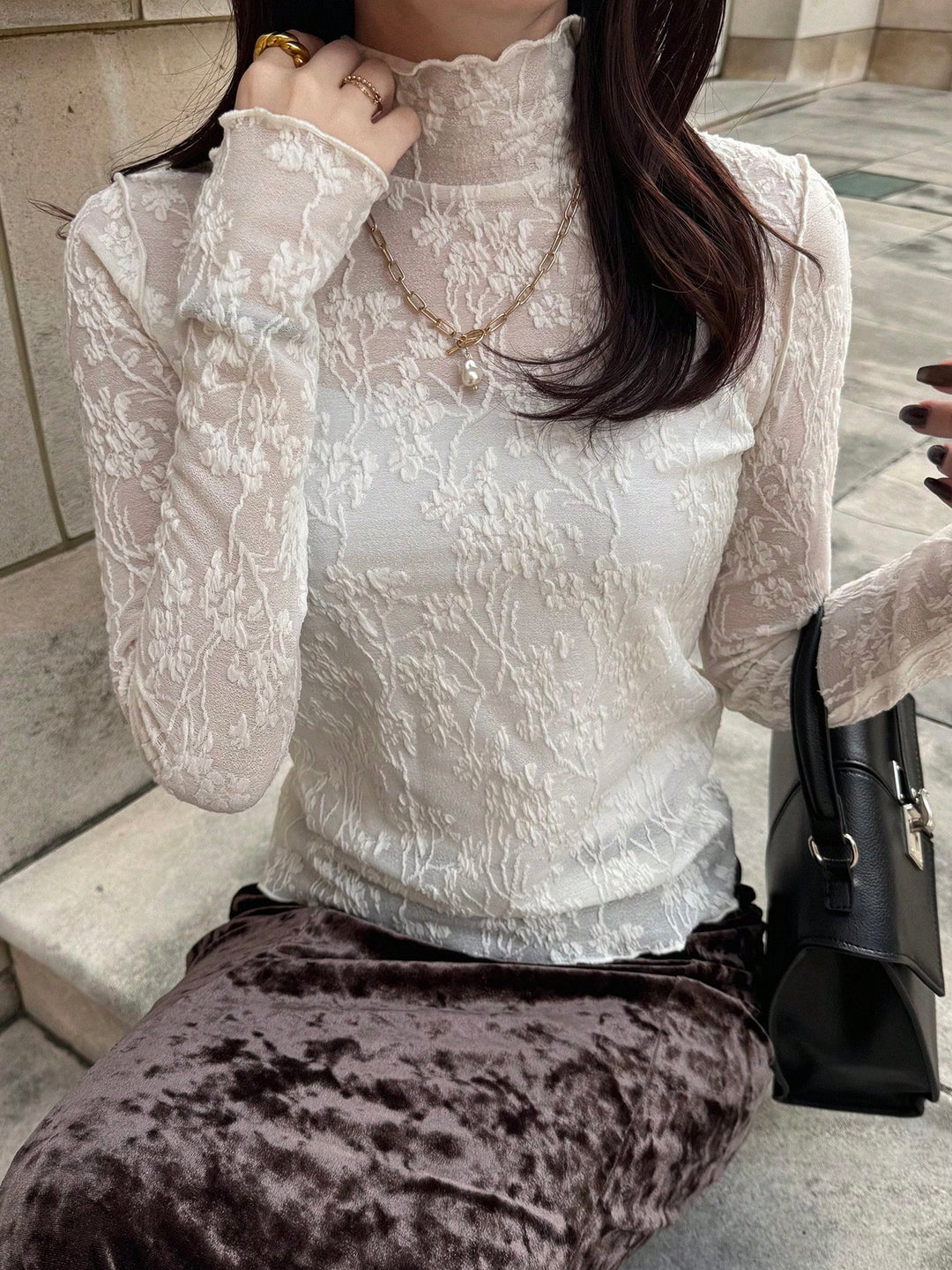 Tricou SHEIN, bej